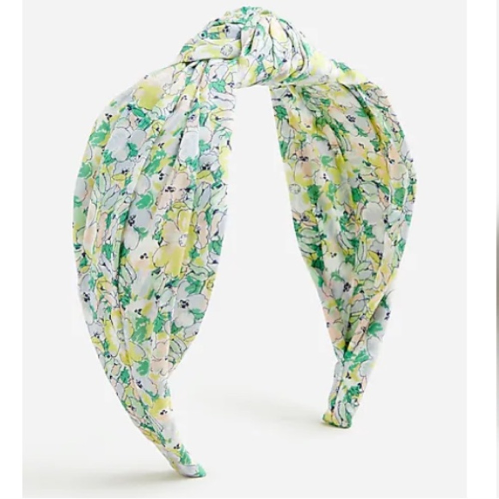 J. Crew Floral Knot Headband NWT